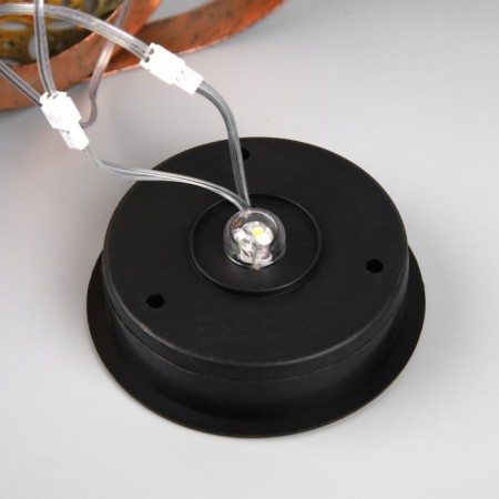 Garden lamp on the sunny battery "Lake", 21.5 × 16 × 10.5 cm, 37 LED, glow warm white-5