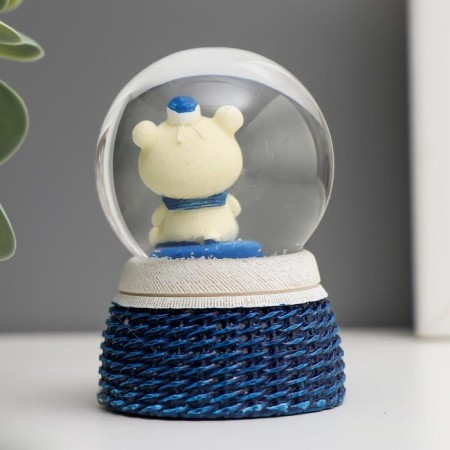 Souvenir Polystone Water Ball Light "Bear-Bullet" Mix D = 4.5 cm-4