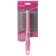 Delight Rose comb, with rings, double -sided, 24/37 teeth 25 mm, pink