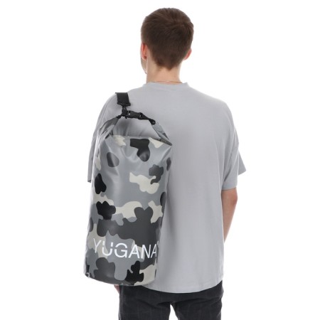 Yugana Germushka, PVC, waterproof 20 liters, one belt, camouflage-cyphra-12