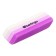 Eraser Berlingo 50*19*9mm "Stripes", rectangular, beveled, thermoplast. rubber, assorted colors 5