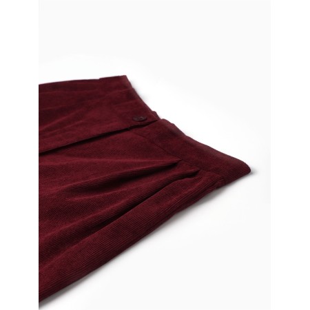 Women's Palazzo trousers, minku, burgundy color, size 40-1