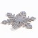 Decor "Snowflakes" on an adhesive basis, set of 6 pcs., Silver color