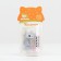 Faling claws "Antizaraps" (40 pcs), size m, silver with sparkles