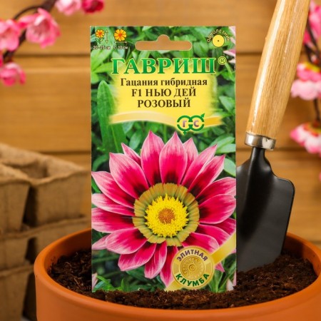 Seeds of Hatsaniy flowers "New Act Pink F1", 4 pcs-2