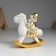 Suvenir Polystone "Santa Claus in a gold caftan on a cap-cap" 10.5x6x11.5 cm