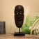 Panny mask on a stand, Albezia 42 cm