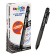Automatic gel handle, Carioca "Oops Retractable" Knot 0.7 mm, ergonomic holder with double-tag double coating, black