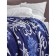 Bridge blanket, size 180x200 cm, blue color