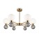 Freya FR5394CL-12BS Bony, 660x660x410 mm ceiling lamp, G9, 12x25W, brass color