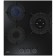 Krona Fiero 45 BL, gas, 3 burners, 45 cm, gas control, black