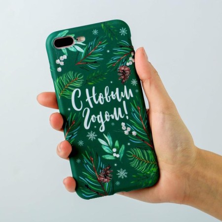 Case for the phone New Year's "branches", on the iPhone 7.8 Plus-2