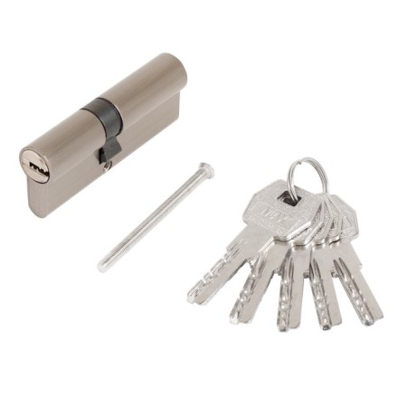 The cylinder mechanism standard Max, 80 mm (35x45), 5 keys, type key/key, matte nickel