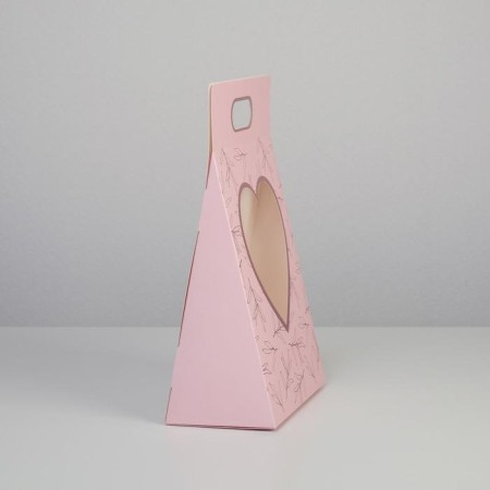 Carriage for colors "Love", pink, 24 × 12.5 × 37 cm-2