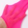 Kapron for dolls and flowers, set 4 pcs., Size 1 pc. - 45 × 6 cm, pink color
