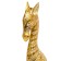 Decorative "Zebra", 120 × 60 × 320 mm, gold color