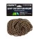 Paracord cord reflective "ranger" black-orange-white, D-4 mm, 10 m
