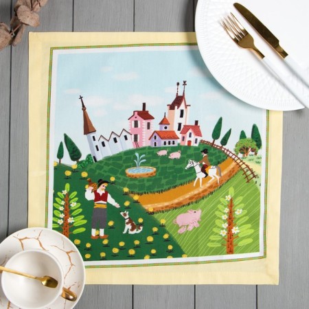 Ethel Tuscan Ethel Napkin 40x40 cm, type 3 (variety 2), 100% cotton, sarzha 190 g/m2