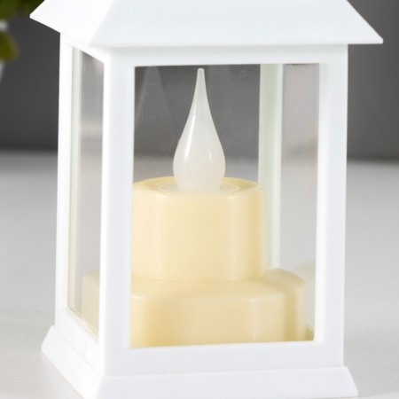 Spinker "Candle in the flashlight" LED 1W battery AG13 white 6.4x6.4x14cm Risalux-4