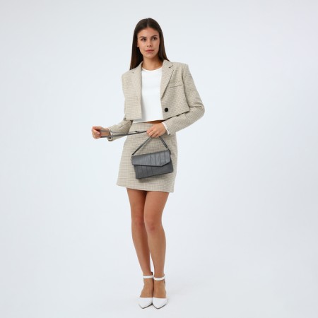 Magnet bag bag, long belt, gray color-1