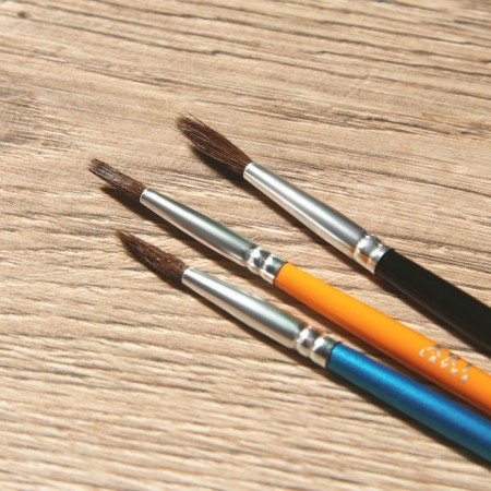 Drawing brush 3 pcs. Pony Round No. 2.3.4-2