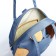 Youth bag with a zipper, blue color