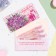 Money envelope "Congratulations!" purple bouquet, 17 x 9 cm