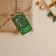A postcard-child for a gift "New Year's Botanika", 5 x 9 cm, New Year