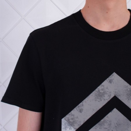 T -shirt male, black color, size 58-4