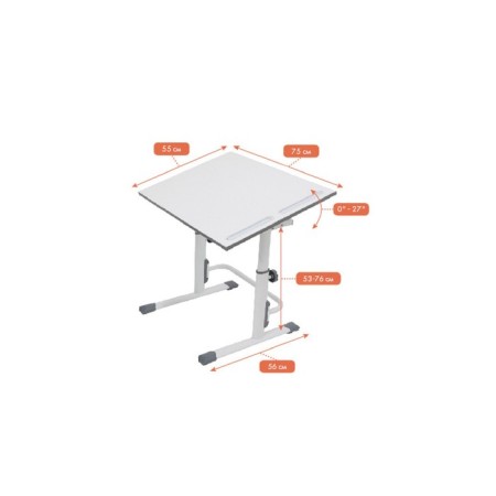 Polini Kids Simple M1 75 x 55 cm growing transformer desktop.-1