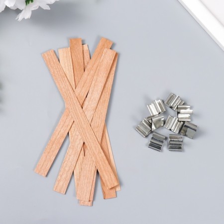 Wick for a candle tree with a metal holder 1.3x15 cm-1