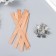 Wick for a candle tree with a metal holder 1.3x15 cm