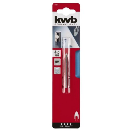 Drill on glass and tile KWB, 4x55 mm, carbide tips HM HM-1