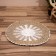Wicker rug round 60 cm