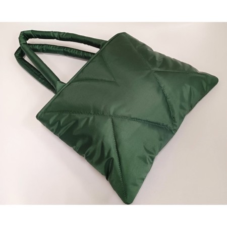 Female woman mila nylon dark green color-1