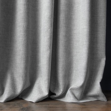 Konni curtain set, size 140 x 270 cm - 2 pcs, grab - 2 pcs, color gray-2