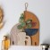 Decorative wood hooks "Flower abstraction" 1.5x19.5x23.5 cm