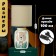 Board lamp with lampshade Risalux "Bear" Children's, E14, 40 W, Green, 13 × 13 × 27 cm