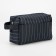 Lightning cosmetic bag, external pocket, blue color