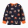 Pajamas for boys, dark blue color, height 116 cm
