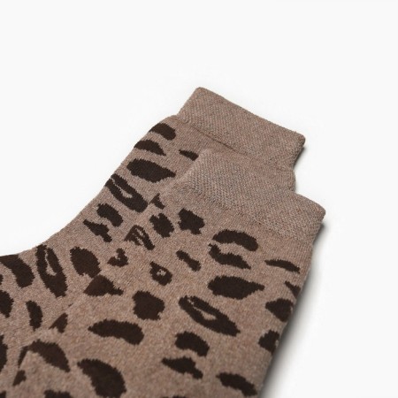 Women's socks, beige color, size 25-1