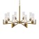 Suspended Freya Adeline, E14, 8x60 W, 350x750x750 mm lamp