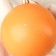 Set of balls plastic D-8 cm, 2 pcs "matte" orange