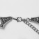 Choker Metal "Gothic" openwork, color black silver, 30 cm
