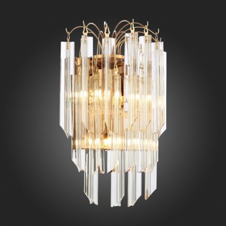 Sconces st. SL386.201.03. OSOLETO. 3x5 watts, G9, 26.5x44 cm, golden color-10