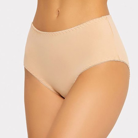 Set of women's panties slips (3pcs), fried almonds, size 58 (5xl)