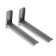 Doffler MW12S bracket, for a microwave oven, adjustable, up to 40 kg, 285-415 mm, graphite