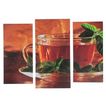 Modular picture "Tea with mint" (2-25x52; 1-30x60) 60x80 cm