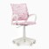 Armchair children's bureaucrat Burokids 1 W-Unicorn pink, white plastic