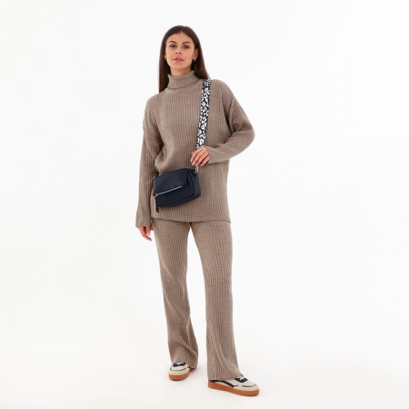 Women's bag over the shoulder Textura, small size, blue color-7